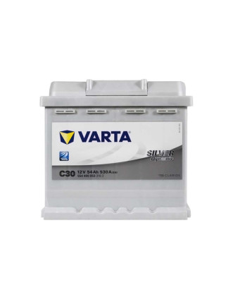 Автомобільний акумулятор VARTA Silver Dynamic 54Ah 530А R+ (правий +) C30