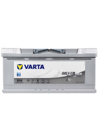 Автомобільний акумулятор VARTA Silver Dynamic AGM 105Ah 950А R+ (правий +) H15