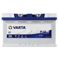 Автомобільний акумулятор VARTA Blue Dynamic EFB 80Ah 800A R+ (правий +) N80