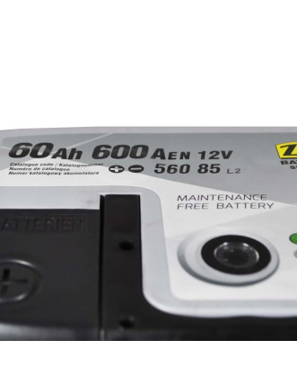 Автомобільний акумулятор ZAP Silver 60Ah 600A L+ (лівий +) L2 (560 85)