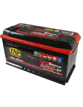 Автомобільний акумулятор ZAP AGM (L5) 95Ah 850A R+ (595 02)