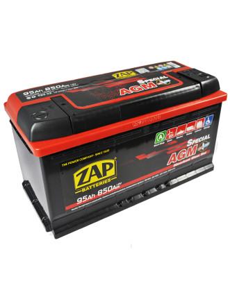 Автомобільний акумулятор ZAP AGM (L5) 95Ah 850A R+ (595 02)