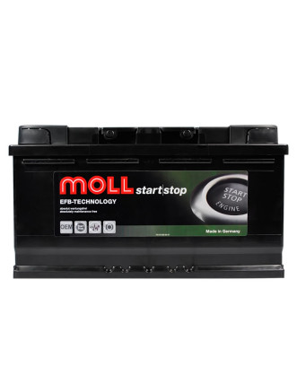 Автомобільний акумулятор MOLL EFB (L5) 95Ah 900A R+ (правий +)