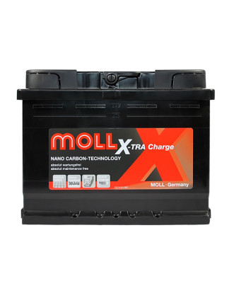 Автомобільні акумулятори MOLL X-Tra Charge (L2) 62Ah 600A R+ (правий +)