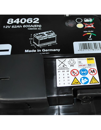 Автомобільні акумулятори MOLL X-Tra Charge (L2) 62Ah 600A R+ (правий +)
