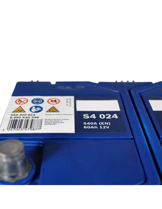 Автомобільний акумулятор BOSCH Asia 60Ah 540A R+ (правий +) S40 240