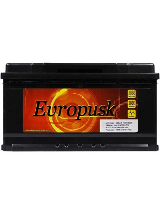 Автомобільний акумулятор Evropusk 100Аh 800A R+ (правий +) L5