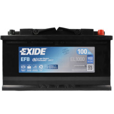 Автомобільний акумулятор EXIDE (EL1000) Start-Stop EFB 100Аh 900A R+