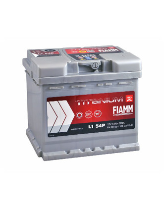 Автомобільний акумулятор FIAMM Titanium Pro 54Аh 520А R+ (правий +)