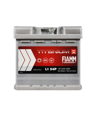 Автомобільний акумулятор FIAMM Titanium Pro 54Аh 520А R+ (правий +)