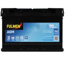Автомобільний акумулятор FULMEN Start-Stop AGM 70Ah 760A R+ (правий +)