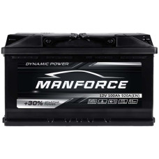 Автомобільний акумулятор MANFORСE 100Ah 920A R+ (правий +) MF L5