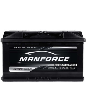 Автомобільний акумулятор MANFORСE 100Ah 920A R+ (правий +) MF L5