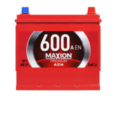 Автомобільний акумулятор MAXION Premium Asia 60Аh 600A R+ (правий +) D23