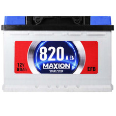 Автомобільний акумулятор MAXION EFB 80Ah 820A R+ (правий +) SMF L3