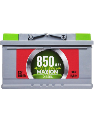 Автомобільний акумулятор MAXION Diesel 100Ah 850A R+ (правий +) MF LB4