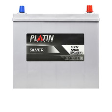 Автомобільний акумулятор PLATIN Silver Asia 59Ah 590A R+ (правий +) SMF (NS60)