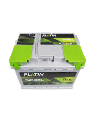 Автомобільний акумулятор PLATIN Silver Diesel 68Ah 640A R+ (правий +) MF L2