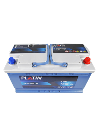 Автомобільний акумулятор PLATIN Premium 110Ah 1000A R+ (правий +) MF L5