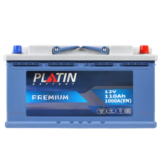 Автомобільний акумулятор PLATIN Premium 110Ah 1000A R+ (правий +) MF L5
