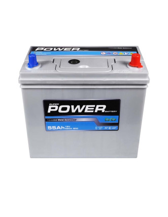 Автомобільний акумулятор POWER Silver Asia 55Ah 520A R+ (правий +) NS60 SMF н. до.