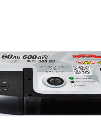 Автомобільний акумулятор SZNAJDER Silver 60Ah 600A R+ (правий +) L2