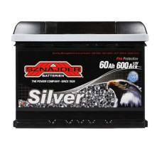 Автомобільний акумулятор SZNAJDER Silver 60Ah 600A R+ (правий +) L2