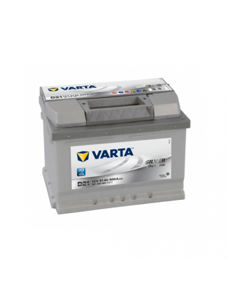 Автомобільний акумулятор VARTA Silver Dynamic 61Ah 600A R+ (правий +) D21