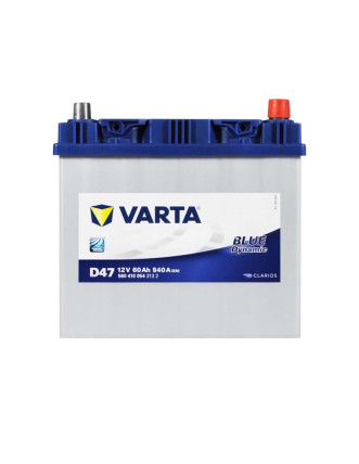 Автомобільний акумулятор VARTA Blue Dynamic Asia 60Ah 540A R+ (правий +) D47