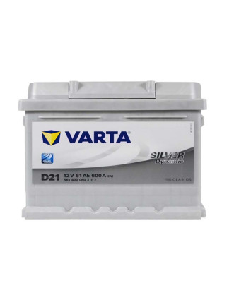 Автомобільний акумулятор VARTA Silver Dynamic 61Ah 600A R+ (правий +) D21