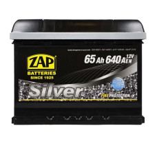 Автомобільний акумулятор ZAP Silver 65Ah 640A R+ (правий +) L2 (565 83)