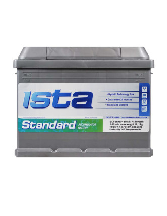 Автомобільний акумулятор ISTA Standard (L2) 60 Аh 540А L+