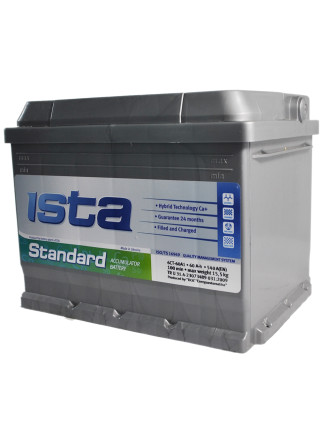 Автомобільний акумулятор ISTA Standard (L2) 60 Аh 540А L+