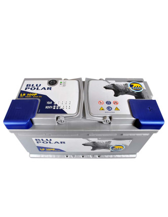 Автомобільний акумулятор BAREN Blu polar 100Аh 870А R+ (правий +)