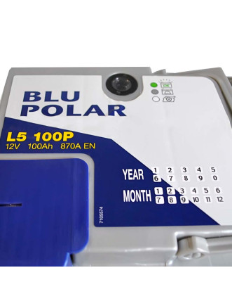 Автомобільний акумулятор BAREN Blu polar 100Аh 870А R+ (правий +)