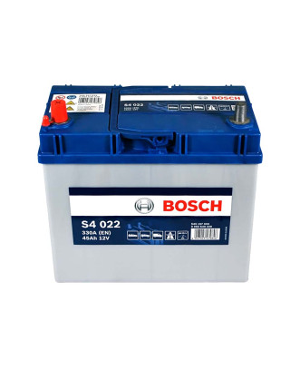 Автомобільний акумулятор BOSCH Asia 45Ah 330A L+ (лівий +) тонка клема B24 (S40 220)