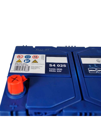 Автомобільний акумулятор BOSCH Asia 60Ah 540A L+ (лівий +) D23 (S40 250)