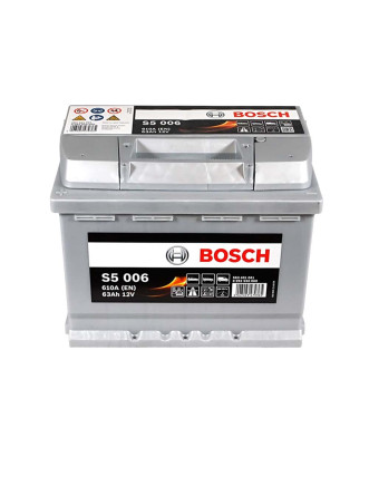 Автомобільний акумулятор BOSCH 63Ah 610A L+ (лівий +) L2 (S50 060)