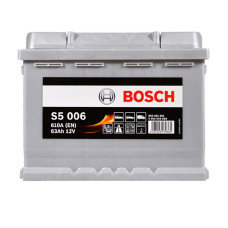 Автомобільний акумулятор BOSCH 63Ah 610A L+ (лівий +) L2 (S50 060)