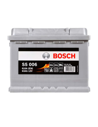 Автомобільний акумулятор BOSCH 63Ah 610A L+ (лівий +) L2 (S50 060)
