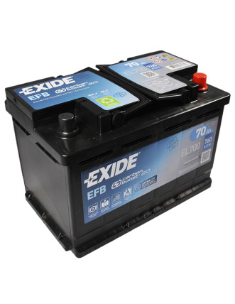 Автомобільний акумулятор EXIDE (EL700) Start-Stop EFB 70Аh 760A R+
