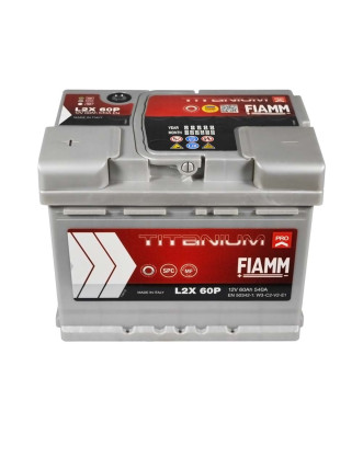 Автомобільний акумулятор FIAMM Titanium Pro 60Аh 540А L+ (лівий +)