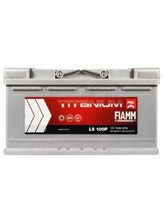 Автомобільний акумулятор FIAMM Titanium Pro 100Аh 870А R+ (правий +)