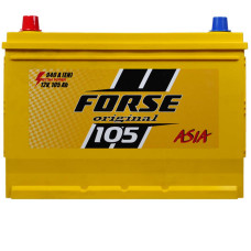 Автомобільний акумулятор FORSE Asia 105Ah 940A L+ (лівий +) MF (N70) н. до.