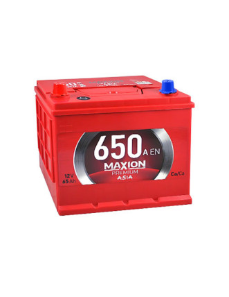 Автомобільний акумулятор MAXION Premium Asia 65Аh 650A R+ (правий +)