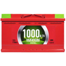 Автомобільний акумулятор MAXION Diesel 110Ah 1000A R+ (правий +) MF L5