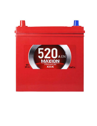 Автомобільний акумулятор MAXION Premium Asia 59Ah 520A L+ (лівий +) NS60