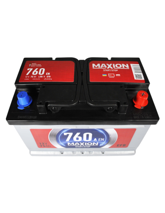 Автомобільний акумулятор MAXION EFB 75Ah 760A R+ (правий +) SMF L3B