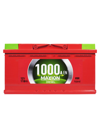 Автомобільний акумулятор MAXION Diesel 110Ah 1000A R+ (правий +) MF L5
