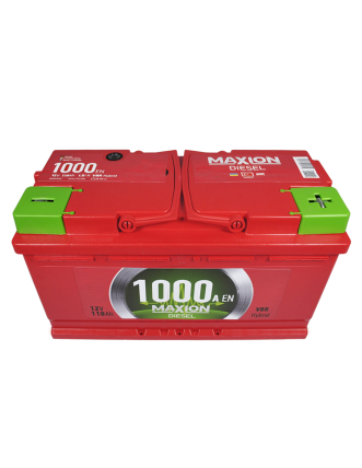Автомобільний акумулятор MAXION Diesel 110Ah 1000A R+ (правий +) MF L5